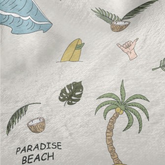 Surf With Palm Trees And Cocon Minky