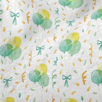 Hand Drawn Watercolor Balloons Minky