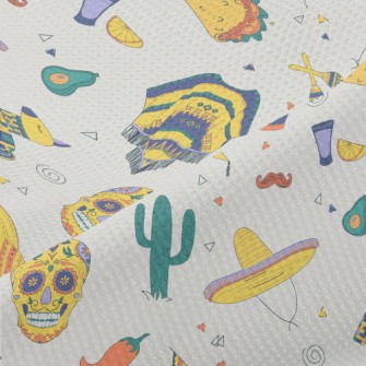 Mexican Skull Hat Cactus Piqué