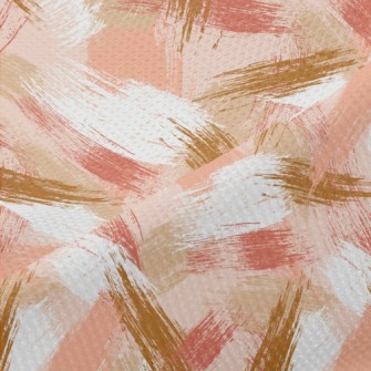 Abstract Brush Pattern Piqué