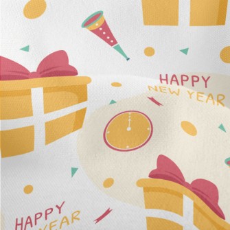 Happy New Year With Gifts Lightweight Performance Linen