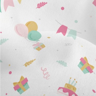 Birthday Cake Gifts And Balloo Lightweight Performance Linen