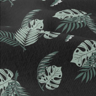 Hand Drawn Tropical Leaves Modern Jersey