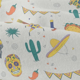 Mexican Skull Hat Cactus Modern Jersey