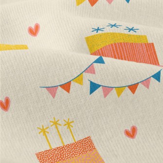 Hand Drawn Style Birthday Cake Modern Jersey