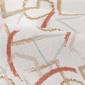 Crayon-style Geometric Pattern Modern Jersey