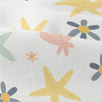 Starfish Shells And Flowers Modern Jersey