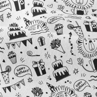 Cute Lion Birthday Party Modern Jersey