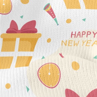 Happy New Year With Gifts Stretch Jersey