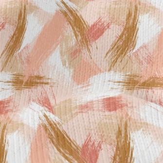 Abstract Brush Pattern Stretch Jersey