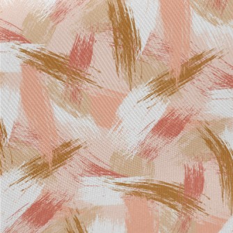 Abstract Brush Pattern Midweight Cotton Poplin