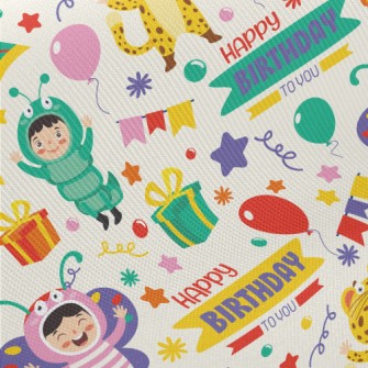 Children&#39;s Birthday Party Midweight Cotton Poplin