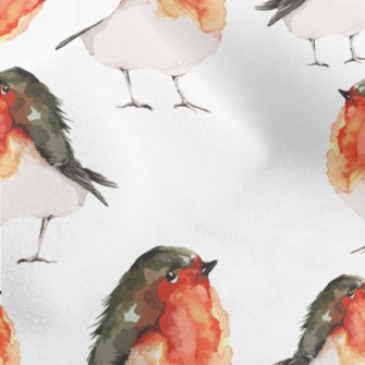 Cute And Charming Robin Micro Fleece