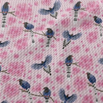 Rare Taiwan Blue Magpie Birdseye Piqué