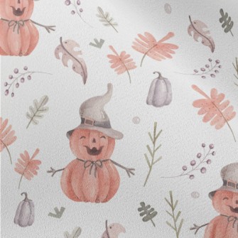 Pumpkin Man Celebrating Hallow Chiffon