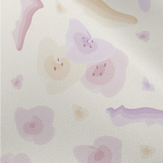 The Tenderness Of Pink Flowers Chiffon