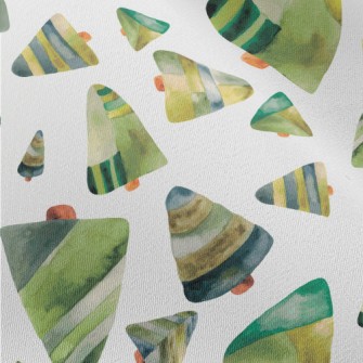 Watercolor Style Stitched Chri Chiffon