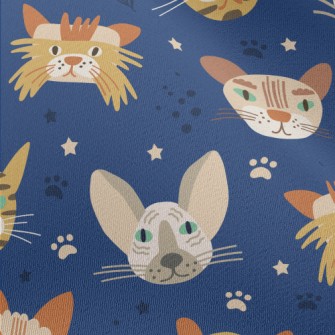 Cats With Sharp Eyes Chiffon
