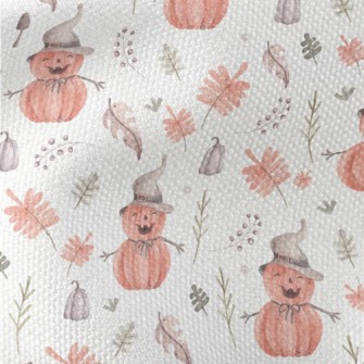 Pumpkin Man Celebrating Hallow Waterproof Canvas