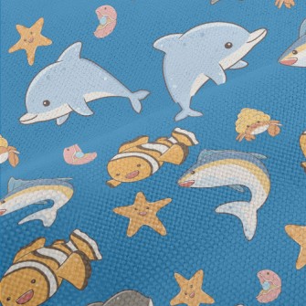 Wildlife In The Underwater Wor Performance Linen