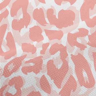 Soft Pink Leopard Print Performance Linen
