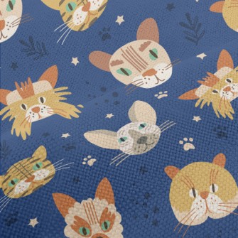 Cats With Sharp Eyes Performance Linen