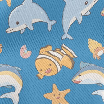 Wildlife In The Underwater Wor Standard Corduroy