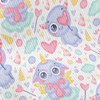 One-horned Monster Holding Hea Standard Corduroy
