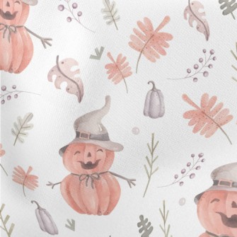 Pumpkin Man Celebrating Hallow Stretch Ponte