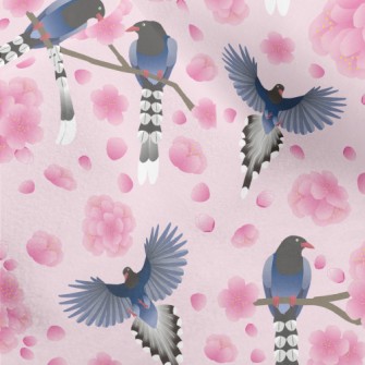 Rare Taiwan Blue Magpie Micro Fleece