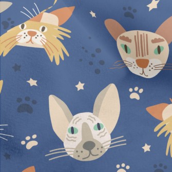 Cats With Sharp Eyes Micro Fleece