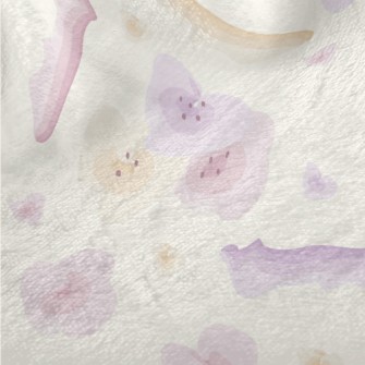 The Tenderness Of Pink Flowers Minky