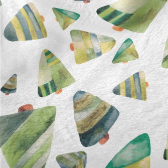 Watercolor Style Stitched Chri Minky