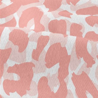 Soft Pink Leopard Print Modern Jersey