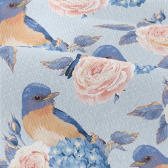 Hydrangeas And Blue Jays Modern Jersey