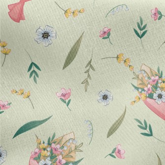 Colorful Bouquet Jersey Backed Fleece