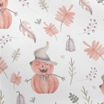 Pumpkin Man Celebrating Hallow Pongee