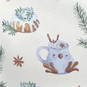 Winter Forest Owl Cup Pongee