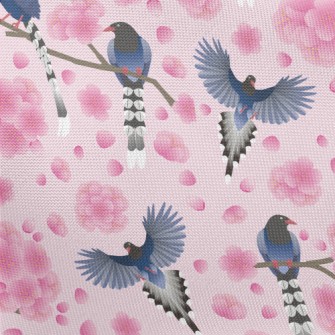 Rare Taiwan Blue Magpie Pongee