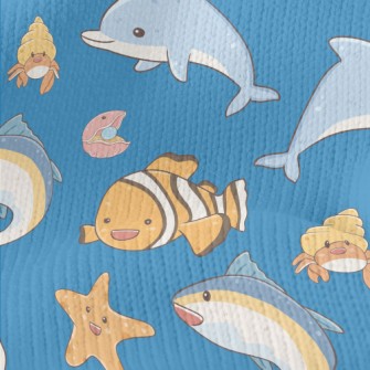 Wildlife In The Underwater Wor Stretch Jersey