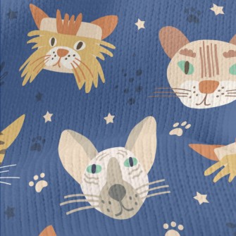 Cats With Sharp Eyes Stretch Jersey