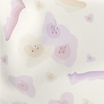 The Tenderness Of Pink Flowers Lightweight Cotton Poplin