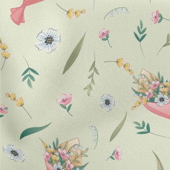 Colorful Bouquet Lightweight Cotton Poplin