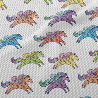 My Little Pony Running Birdseye Piqué