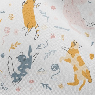 A Playful Kitten Chiffon