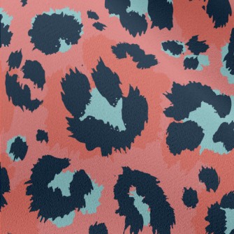 Unique Contrasting Leopard Pri Chiffon