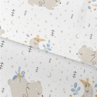 Bear Carrying A String Of Chri Waterproof Oxford