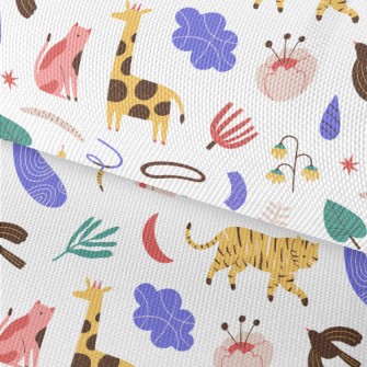 Abstract Animals Waterproof Oxford