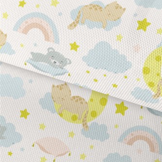 Cat Sleeping On The Moon Waterproof Oxford