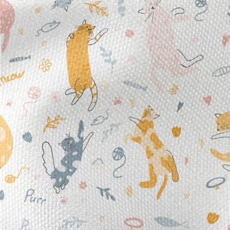 A Playful Kitten Waterproof Canvas